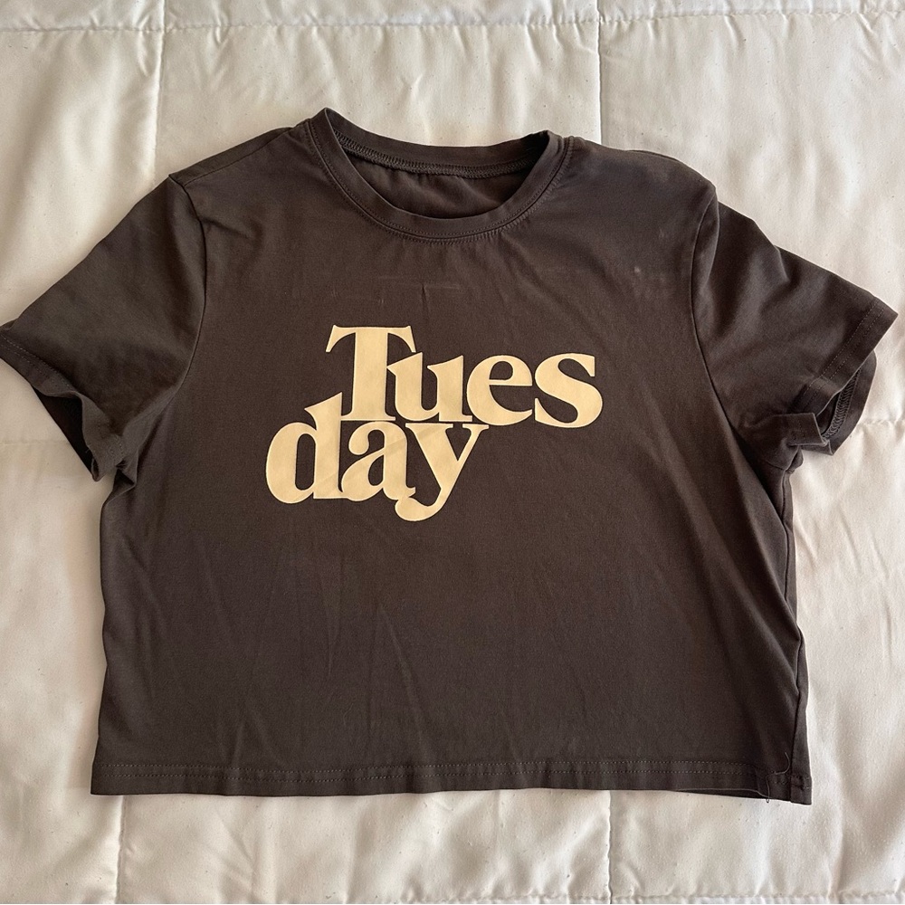 Brown Graphic Tee - Short Sleeve